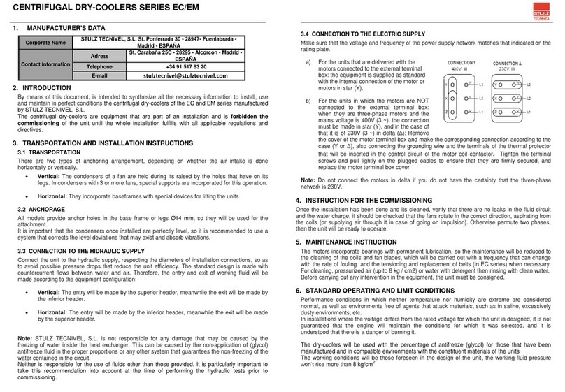 Stulz EC Series User manual