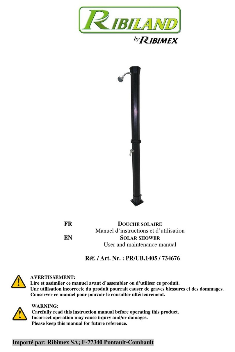 Ribimex Ribiland PR/UB.1405 User and maintenance manual Ribimex Ribiland PR/UB.1405 User and maintenance manual