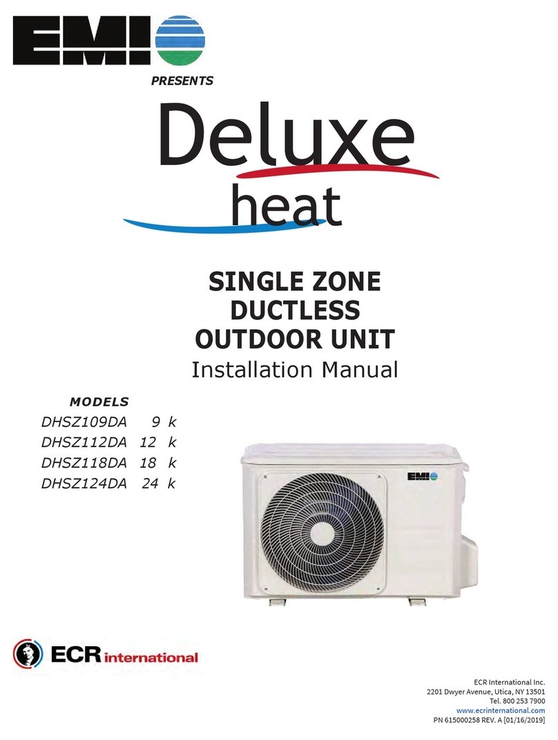 ECR International Deluxe Heat DHSZ109DA User manual