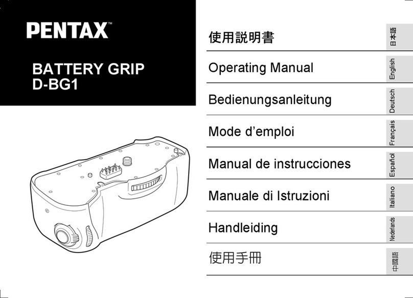 Pentax D-BG1 User manual