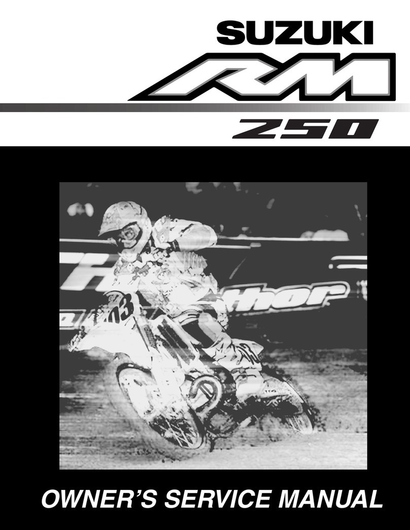 Suzuki RM 250 2003 Application guide