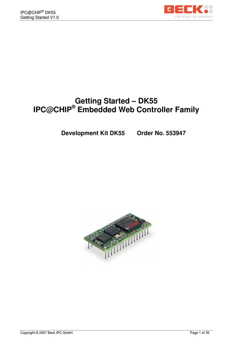 Beck IPC@CHIP DK55 Getting started