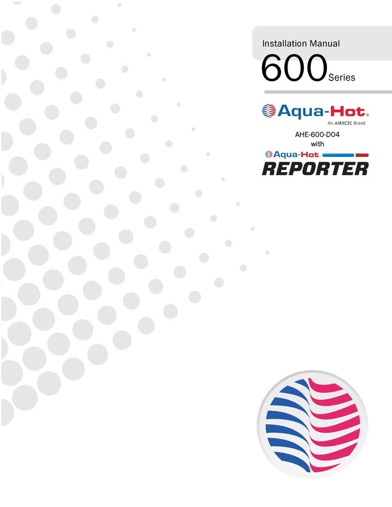 Airxcel Aqua-Hot 600 Series installation manual