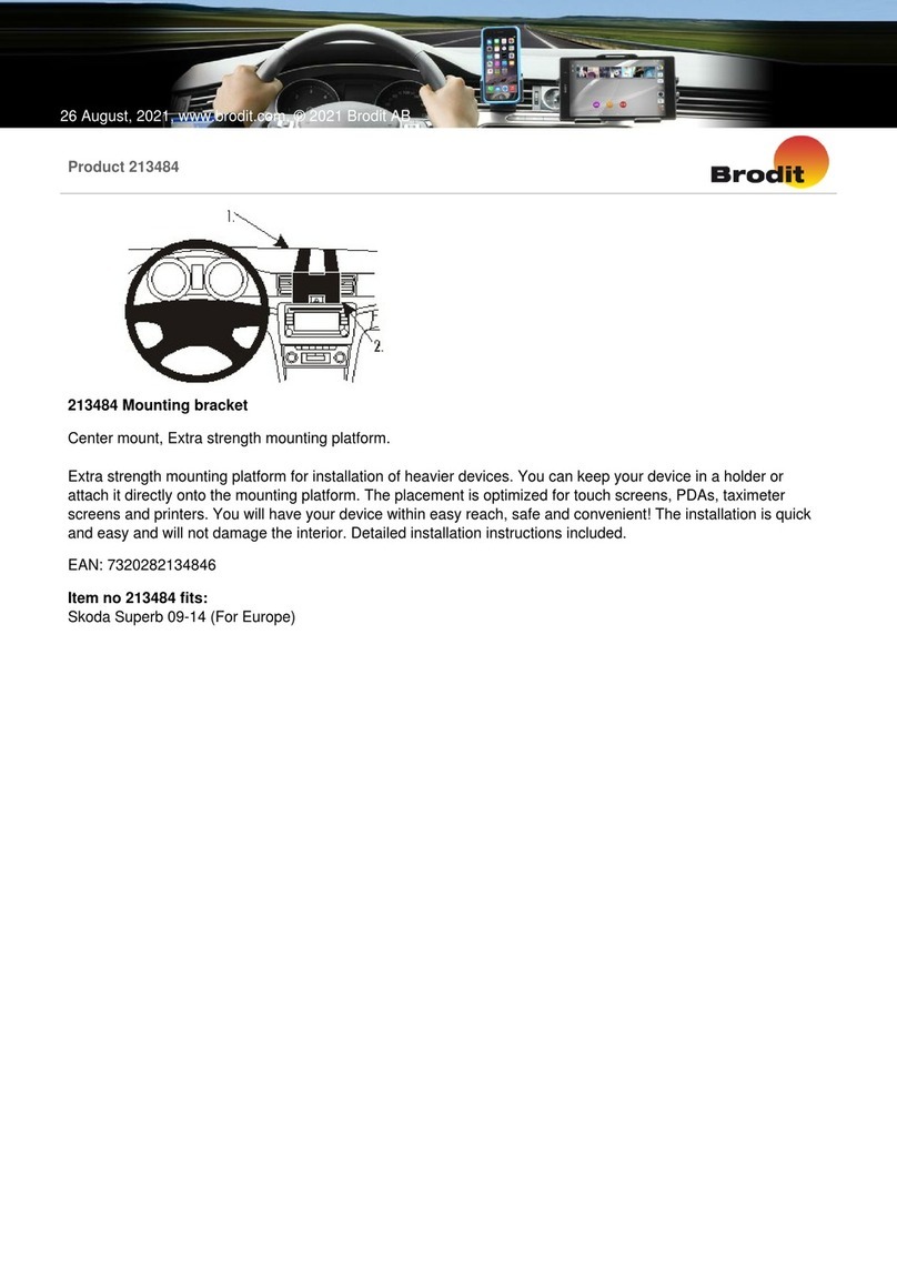 Brodit 213484 User manual Brodit 213484 User manual