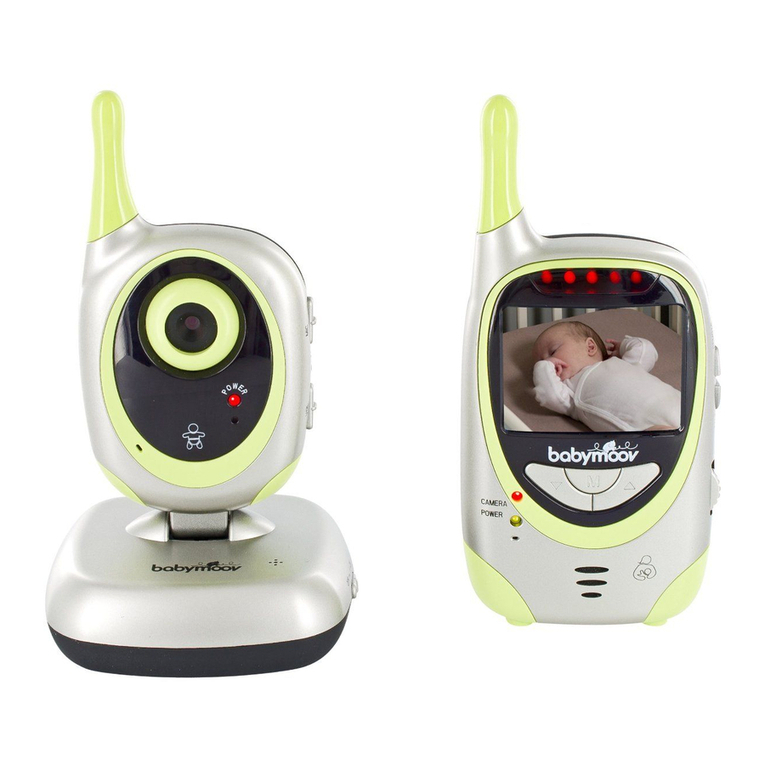 babymoov Babyphone Visio Care 2 Instructions for use