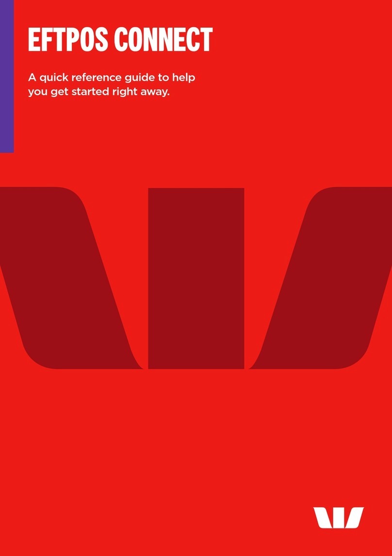 Westpac EFTPOS Connect Quick reference guide