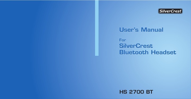 Silvercrest HS 2700 BT user manual