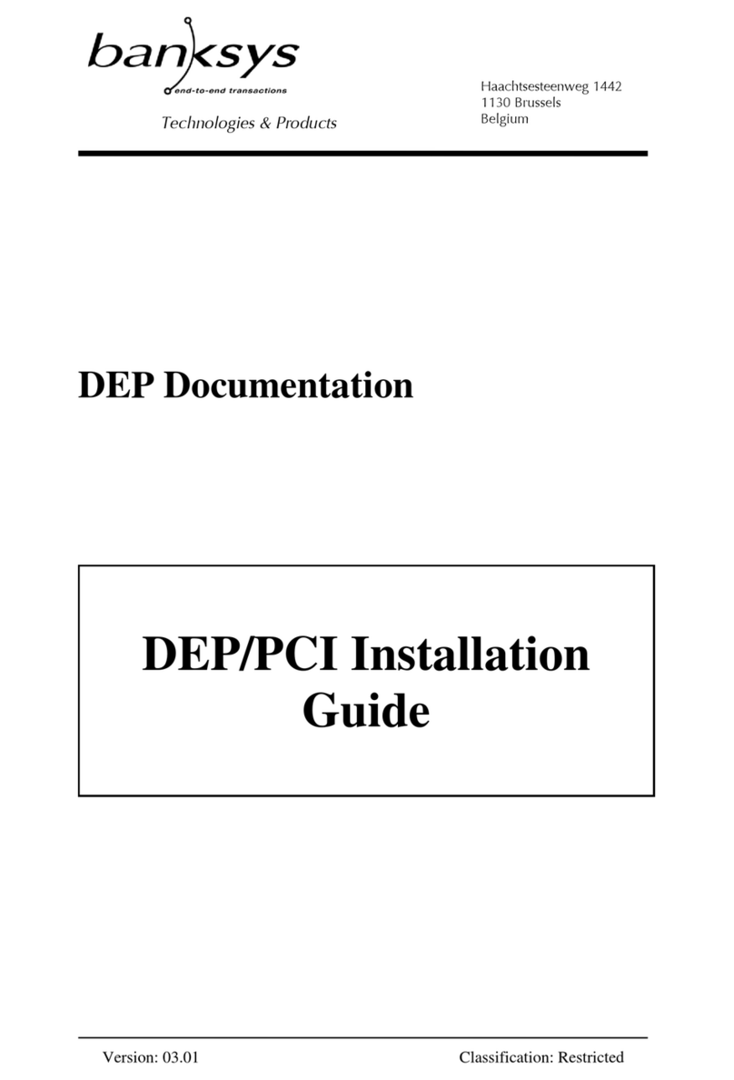 Banksys DEP/PCI v4 installation guide