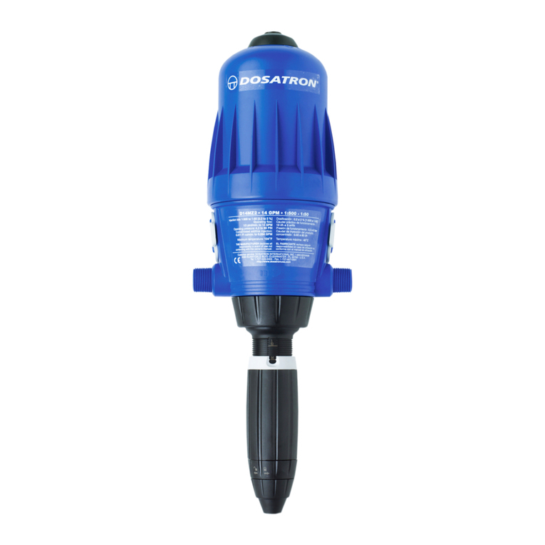 dosatron D14MZ2 User manual