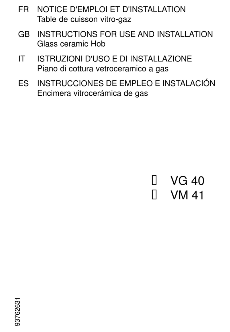 ROSIERES VG 40 Operation manual