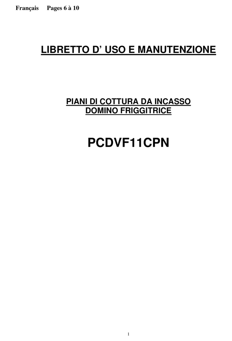 ROSIERES PCDVF11CPN Use and maintenance manual