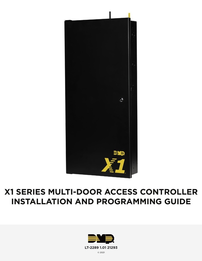 DMP Electronics X1 Installation and programming guide