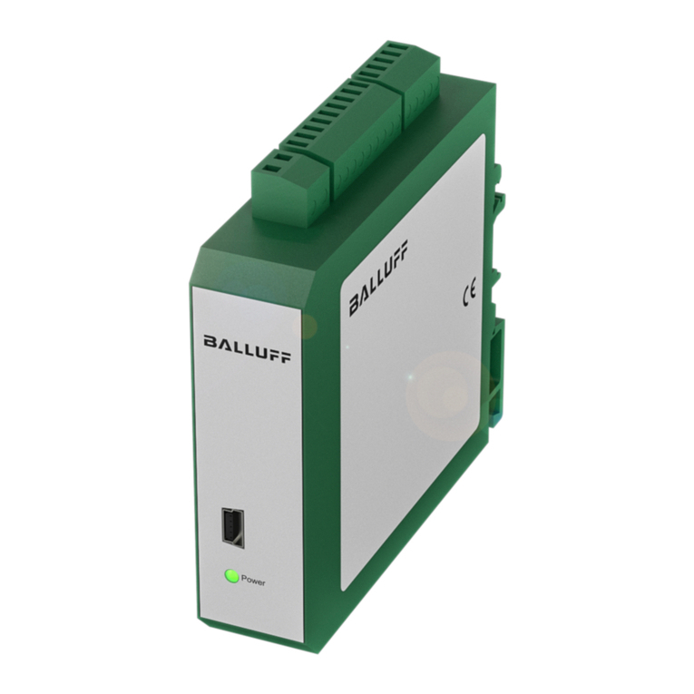 Balluff BAE SC-TL-F03 User manual Balluff BAE SC-TL-F03 User manual
