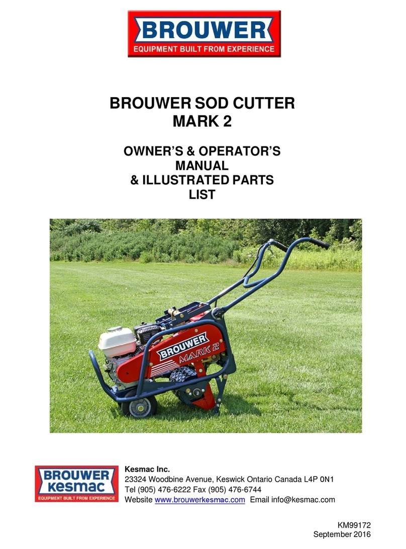 Brouwer MARK 2 Owner/Operator's Manual & Illustrated Parts List Brouwer MARK 2 Owner/Operator's Manual & Illustrated Parts List
