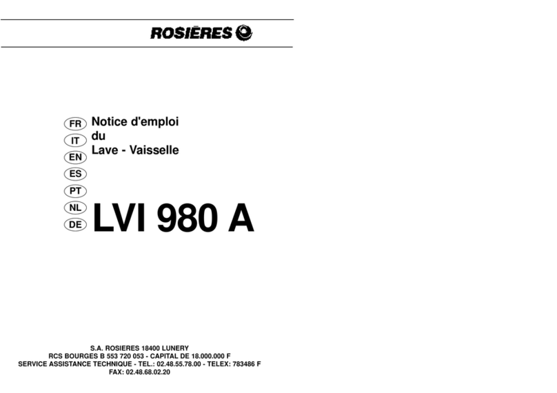 ROSIERES LVI 980 A manual