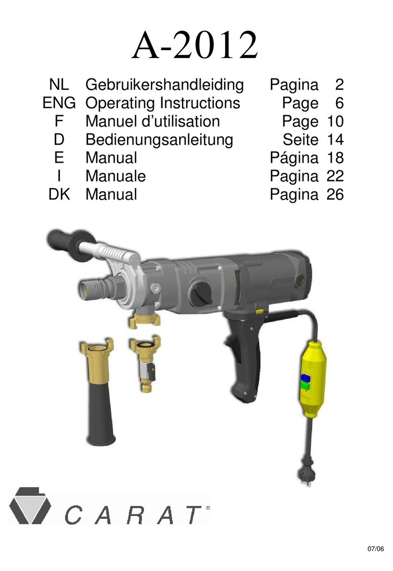 Carat A-2012 operating instructions
