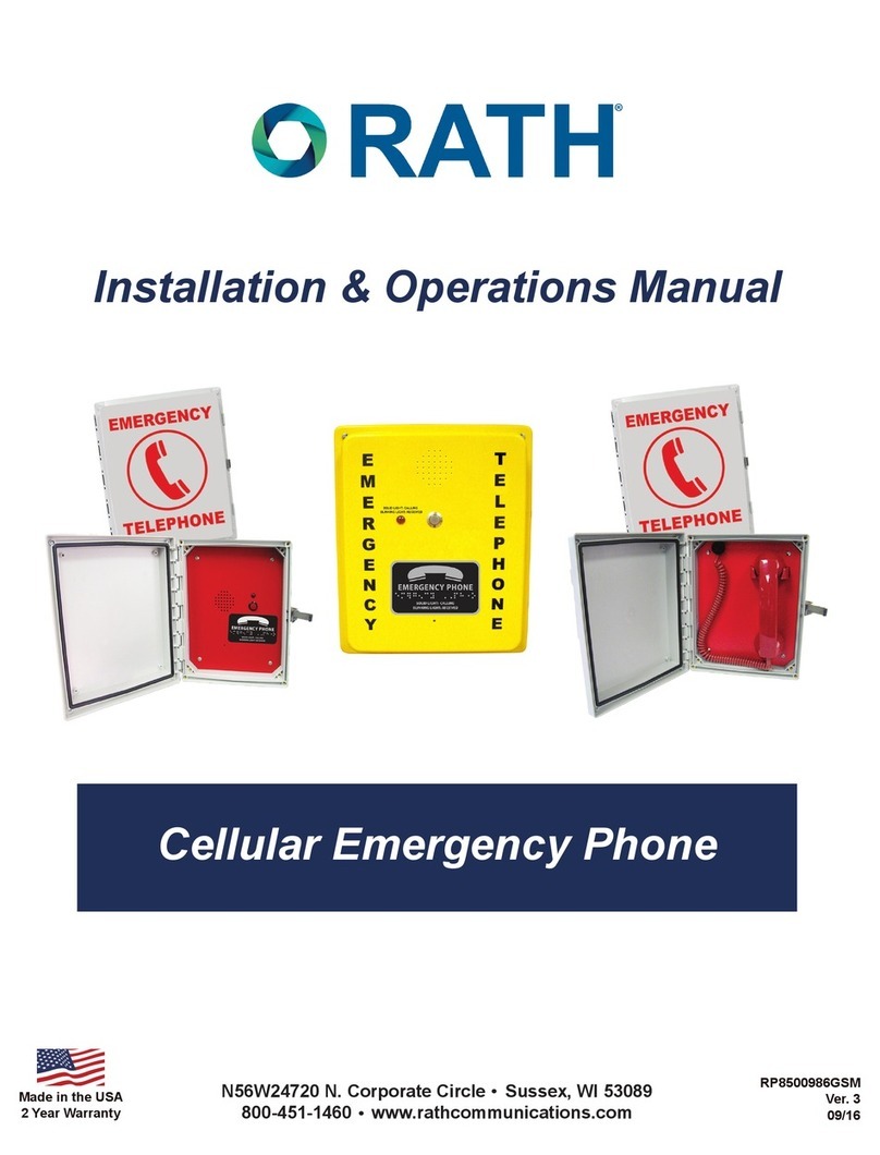 Rath 2100-986GSM User manual