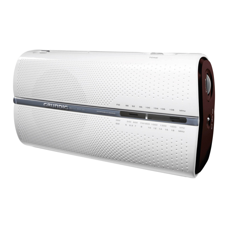 Grundig Music Boy 50 RP 5200 User manual