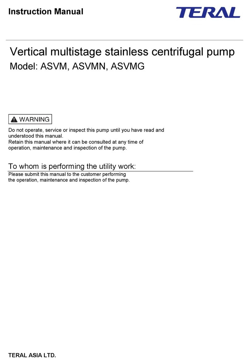 Teral ASVM Series instruction manual