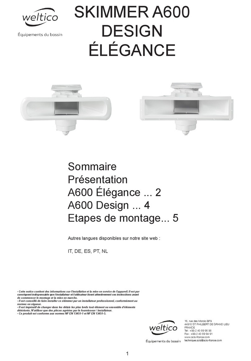 ACIS weltico A600 ELEGANCE User manual