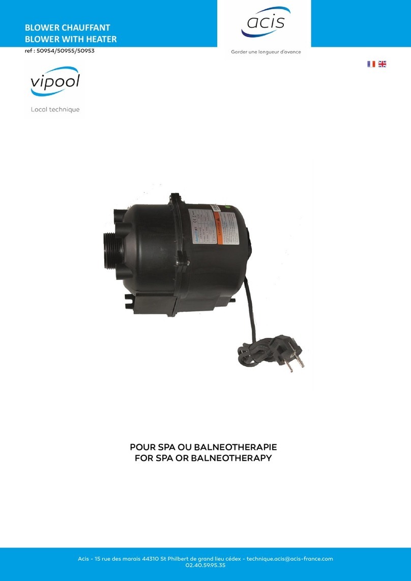 ACIS vipool BLC400 manual