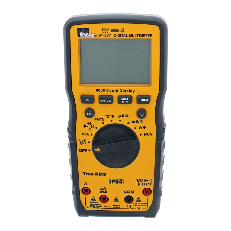 IDEAL 61-357 Use and care manual IDEAL 61-357 Use and care manual
