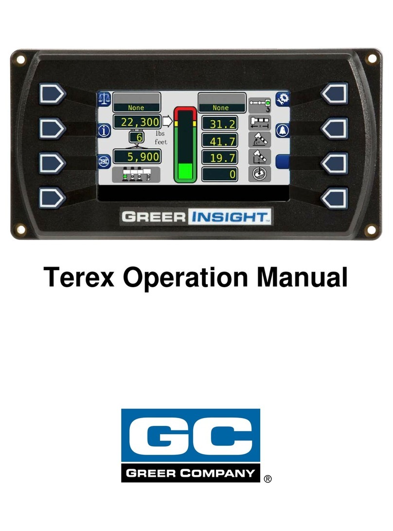 GREER Company Terex Insight User manual