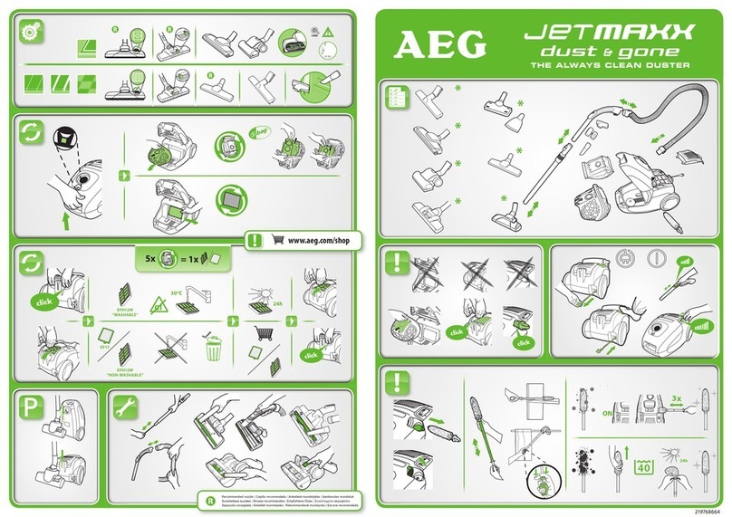 AEG JetMaxx Dust & Gone User manual