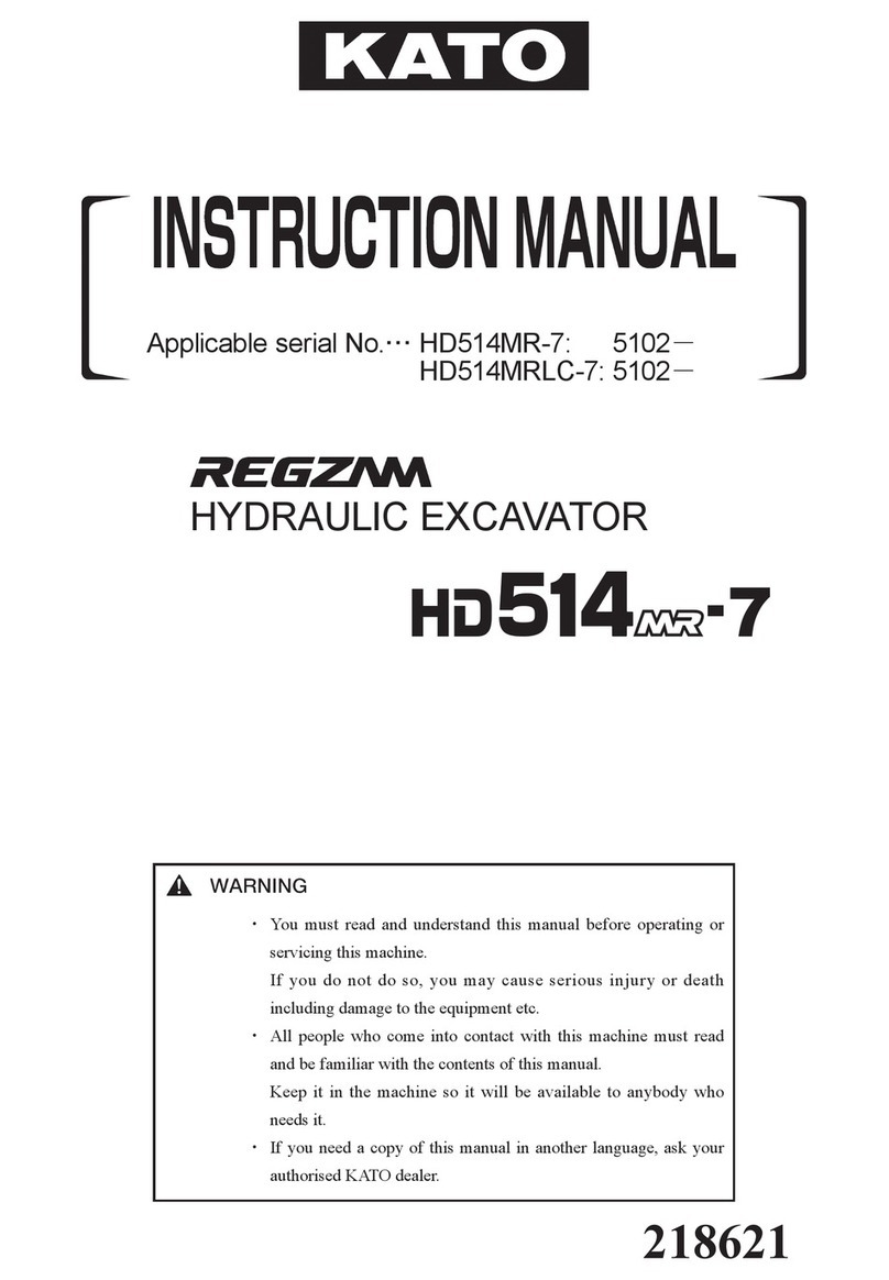 Kato REDGZM HD514MR-7 instruction manual
