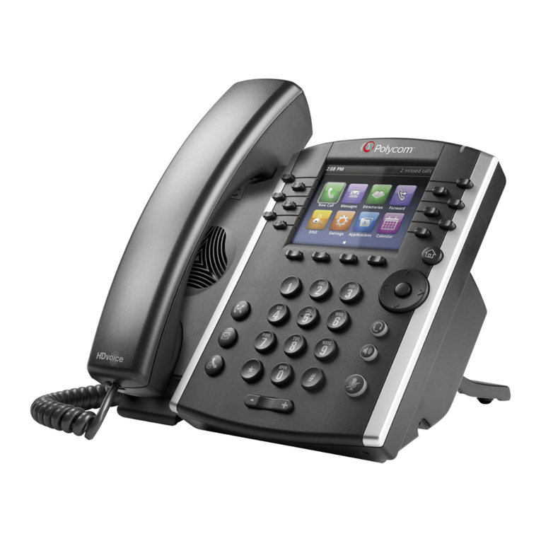 Polycom VVX 4 Series User manual