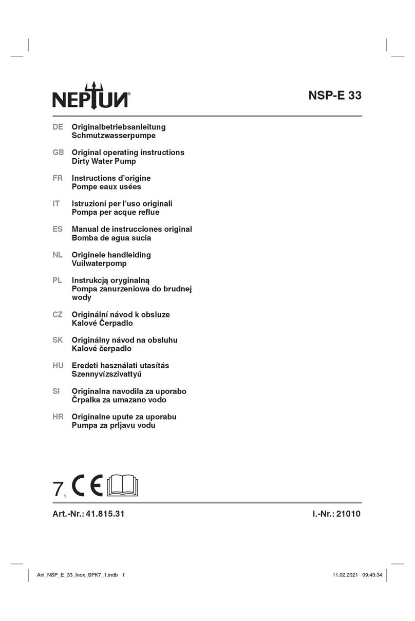 Neptun NSP-E 33 Original operating instructions