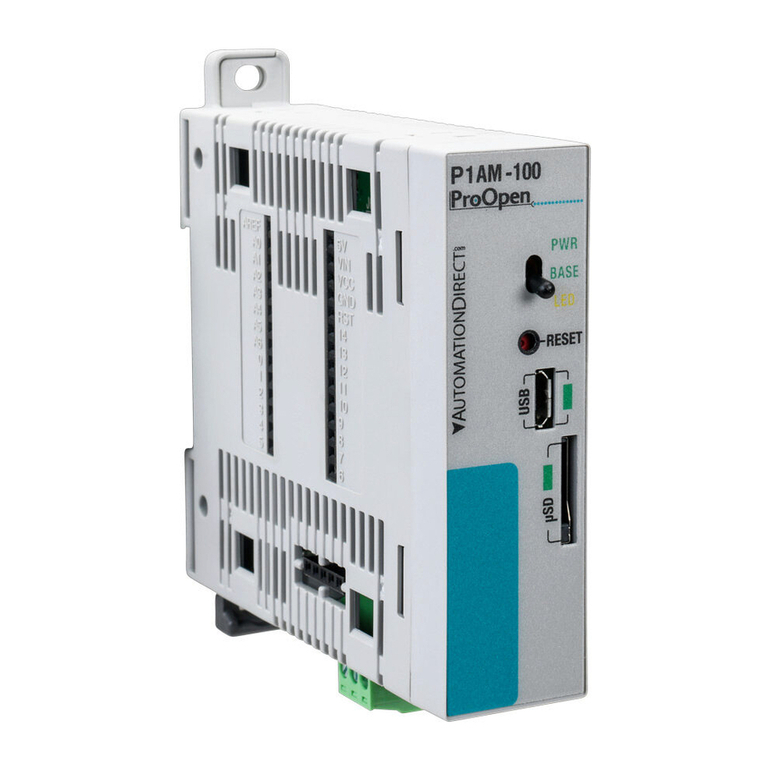 AutomationDirect ProductivityOpen P1AM-100 quick guide