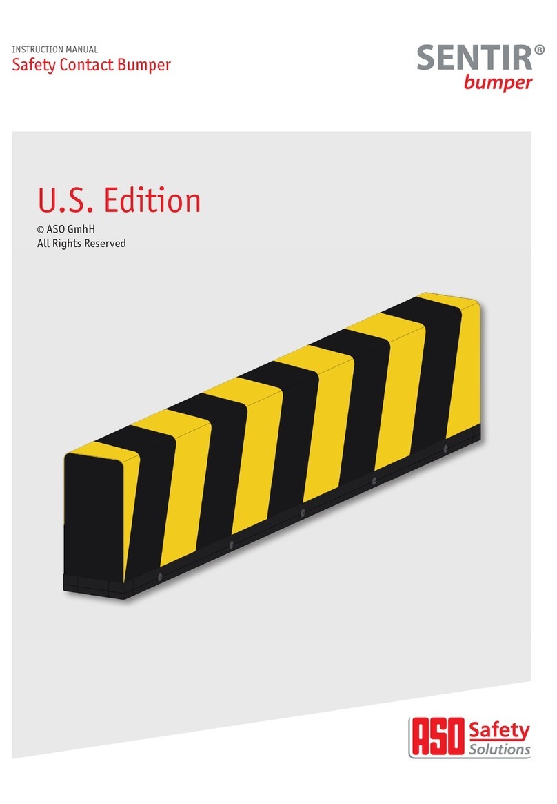 ASO Safety Solutions Sentir Safety Contact Bumper instruction manual