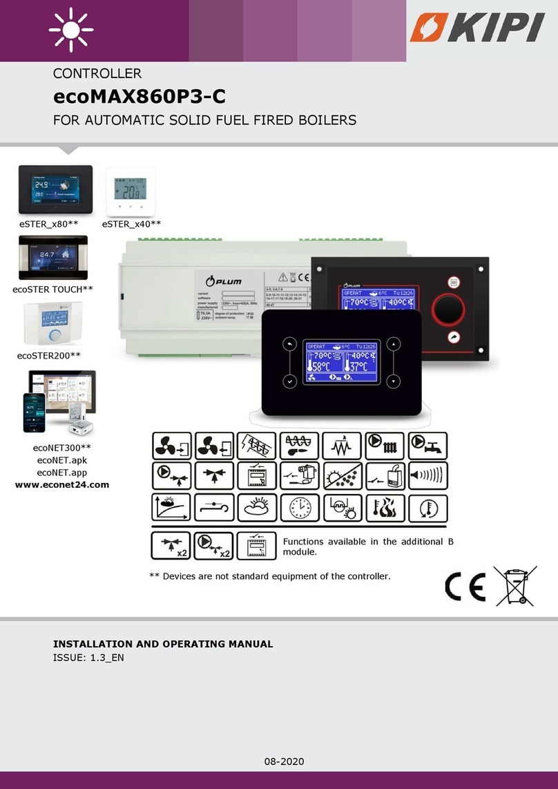 KIPI ecoMAX860P3-C User manual