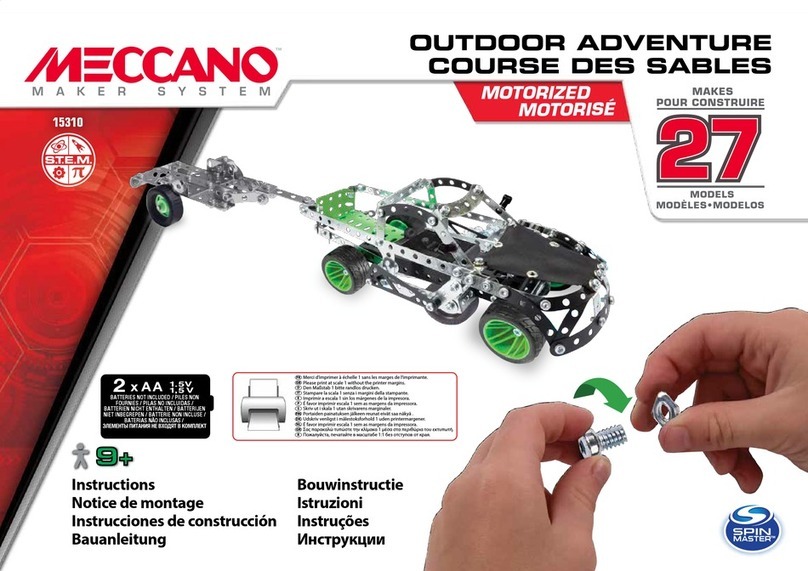 Meccano 15310 User manual