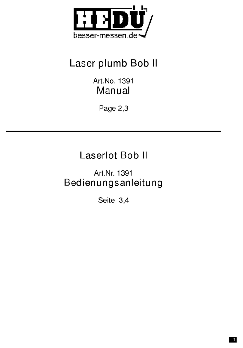HEDÜ Laser plumb Bob II manual