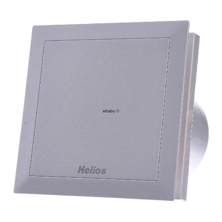 Helios MiniVent M1/100 User manual