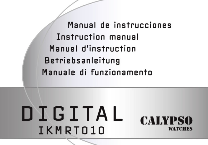 Calypso Watches Digital IKMRT010 instruction manual