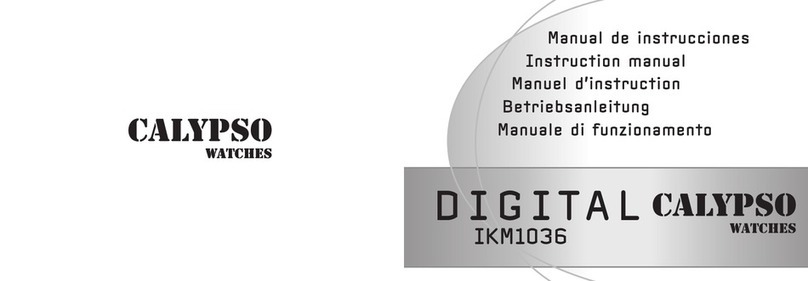 Calypso Watches Digital IKM1036 instruction manual