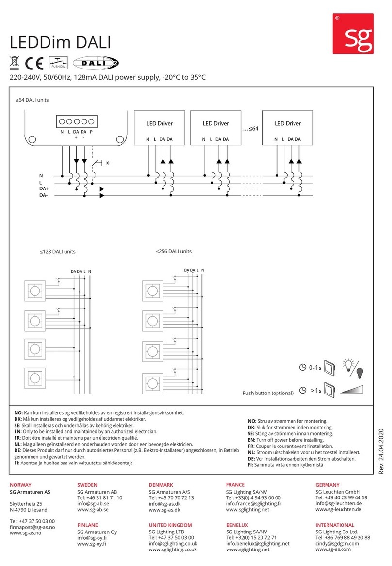 SG DALI LEDDim manual