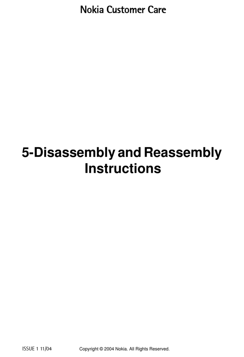 Nokia RM-14 DISASSEMBLY AND REASSEMBLY INSTRUCTIONS