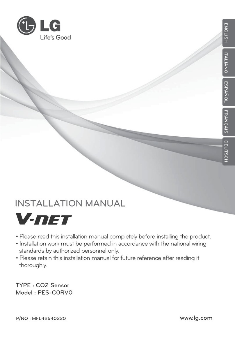 LG PESC0RV0 installation manual