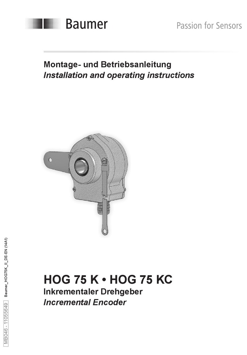 Baum HOG 75 K Installation and operating instructions