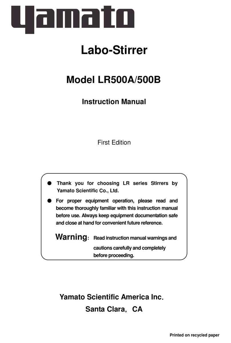 Yamato LR500 Series User manual