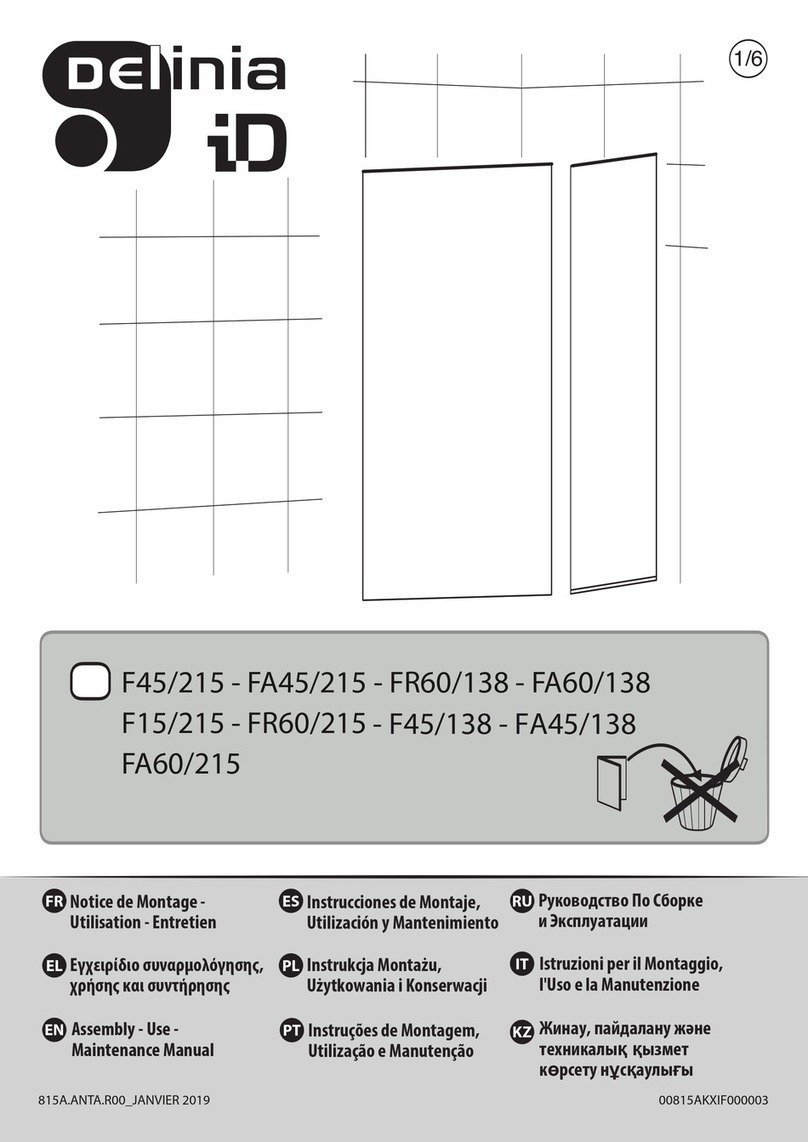 Delinia iD F45/215 Assembly, use and maintenance