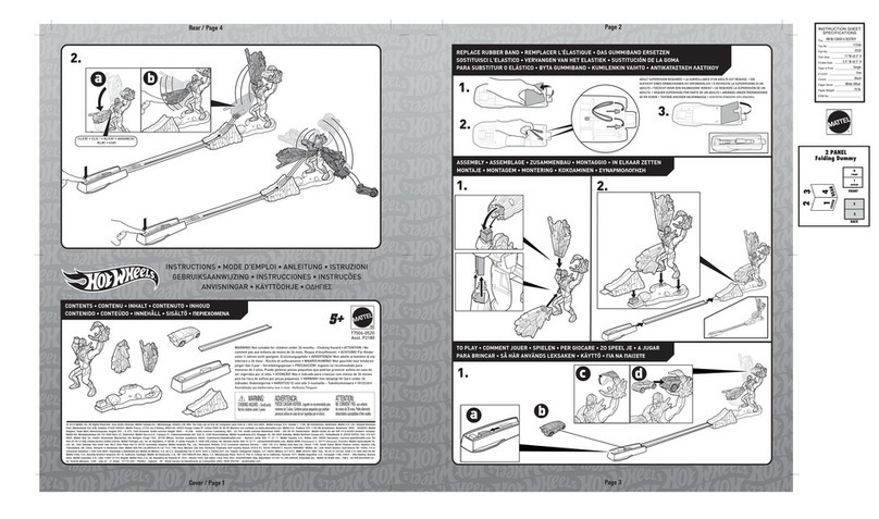 Mattel HOT WHEELS MJ CRASH & DESTROY User manual
