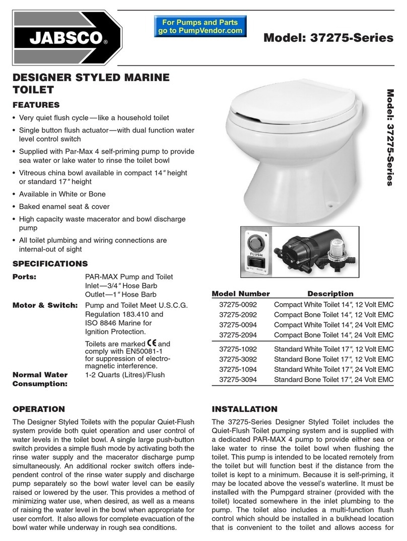 ITT Industries JABSCO 37275 Series quick start guide ITT Industries JABSCO 37275 Series quick start guide