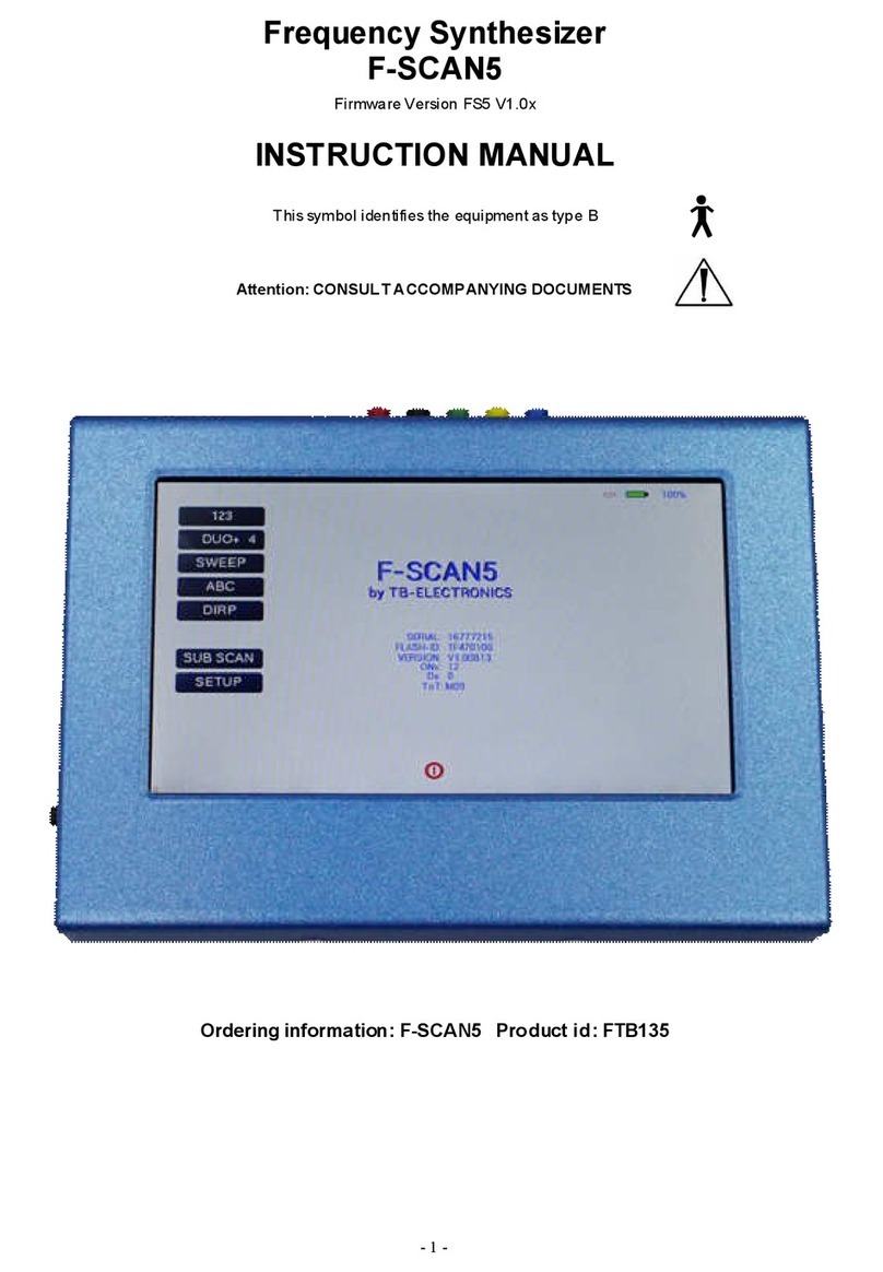 TB F-SCAN5 instruction manual