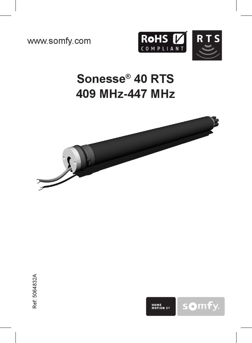 SOMFY Sonesse 40 RTS manual