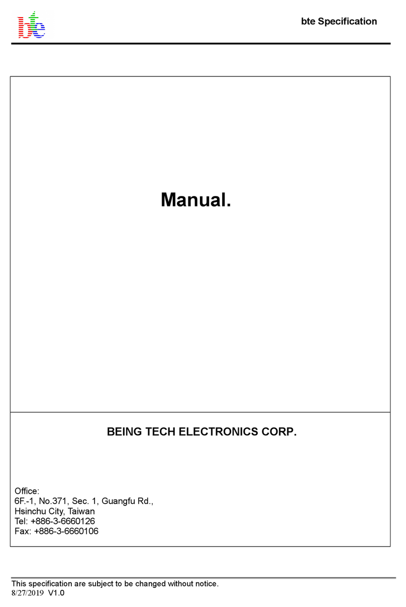 BTE M07389 manual